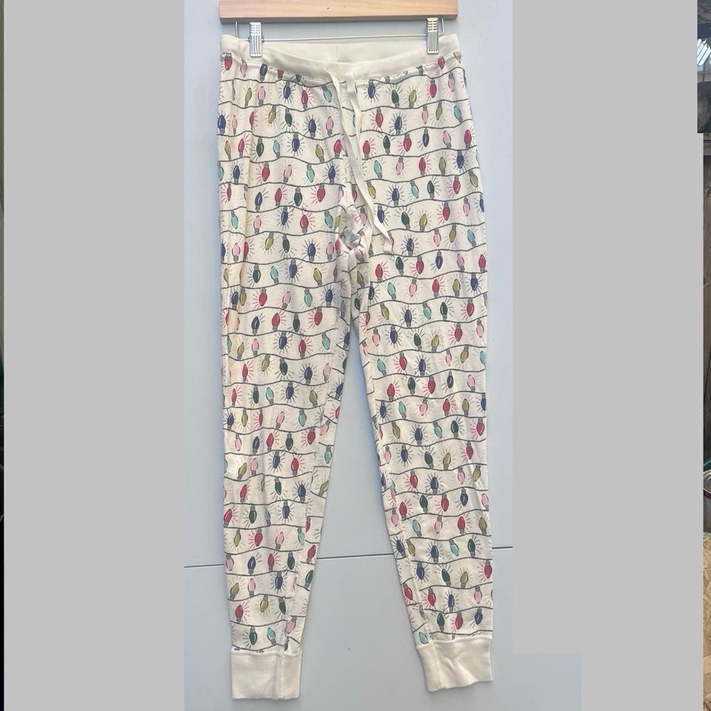 Hanna Anderson Adult Holiday Long John Pajama Pants size M